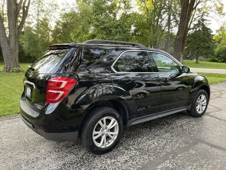 Black Equinox SUV showcasing exterior detailing services from On Demand Detailing in Racine, Wisconsin, highlighting