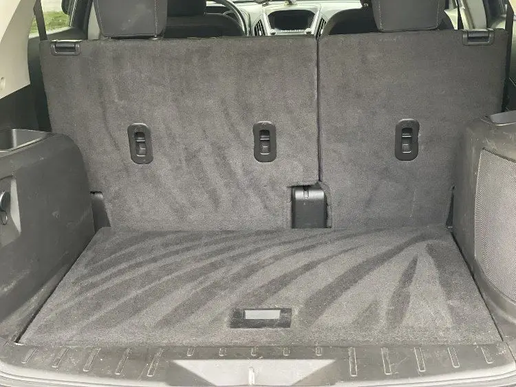 Cleaned vehicle interior, showcasing a detailed rear cargo area, ready for On Demand Detailing's mobile